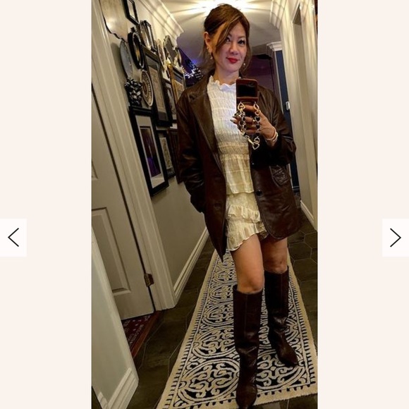 Free People Cream Ruffle Shorts - Picture 9 of 11